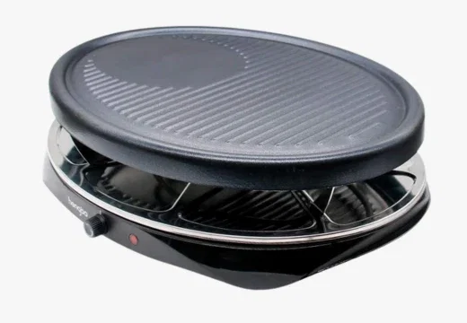HengBo Raclette 8 Personen – Raclette Grill mit 8 Pfännchen