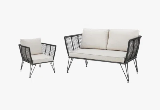 tectake® Rattan Lounge